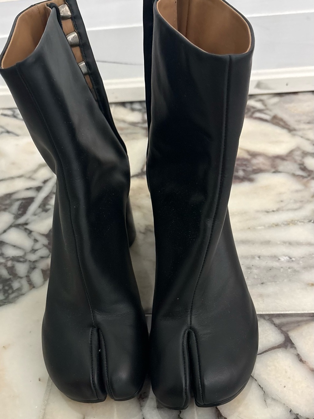 Maison Martin Margiela Leather Tabi boots